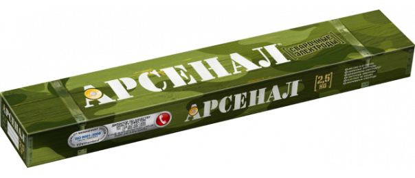 Электроды сварочные Арсенал МР-3, ф 3 мм (уп-2,5 кг) купить с доставкой в Жилево