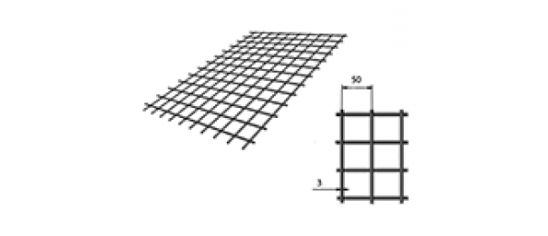 Сетка сварная (дорожная) 50х50х3мм 1х2м купить с доставкой в Жилево